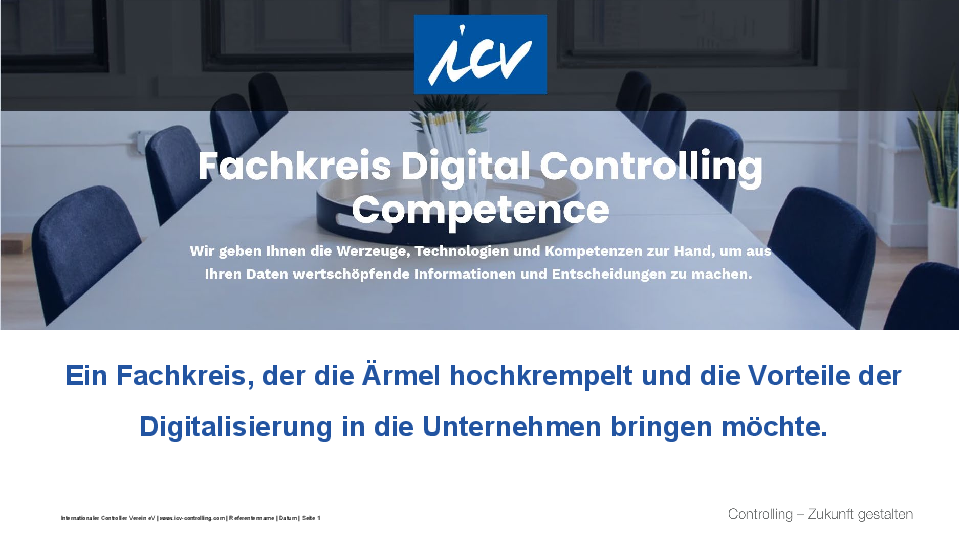 Digital Controlling Competence